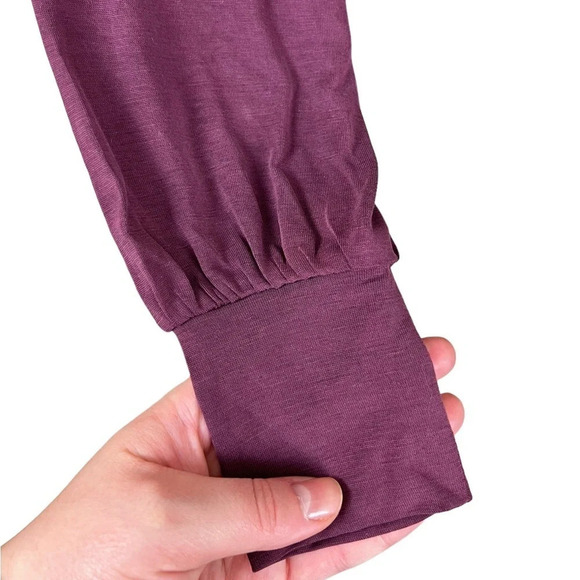 Loft • Purple Modal Blend Long Sleeve - Picture 6 of 6